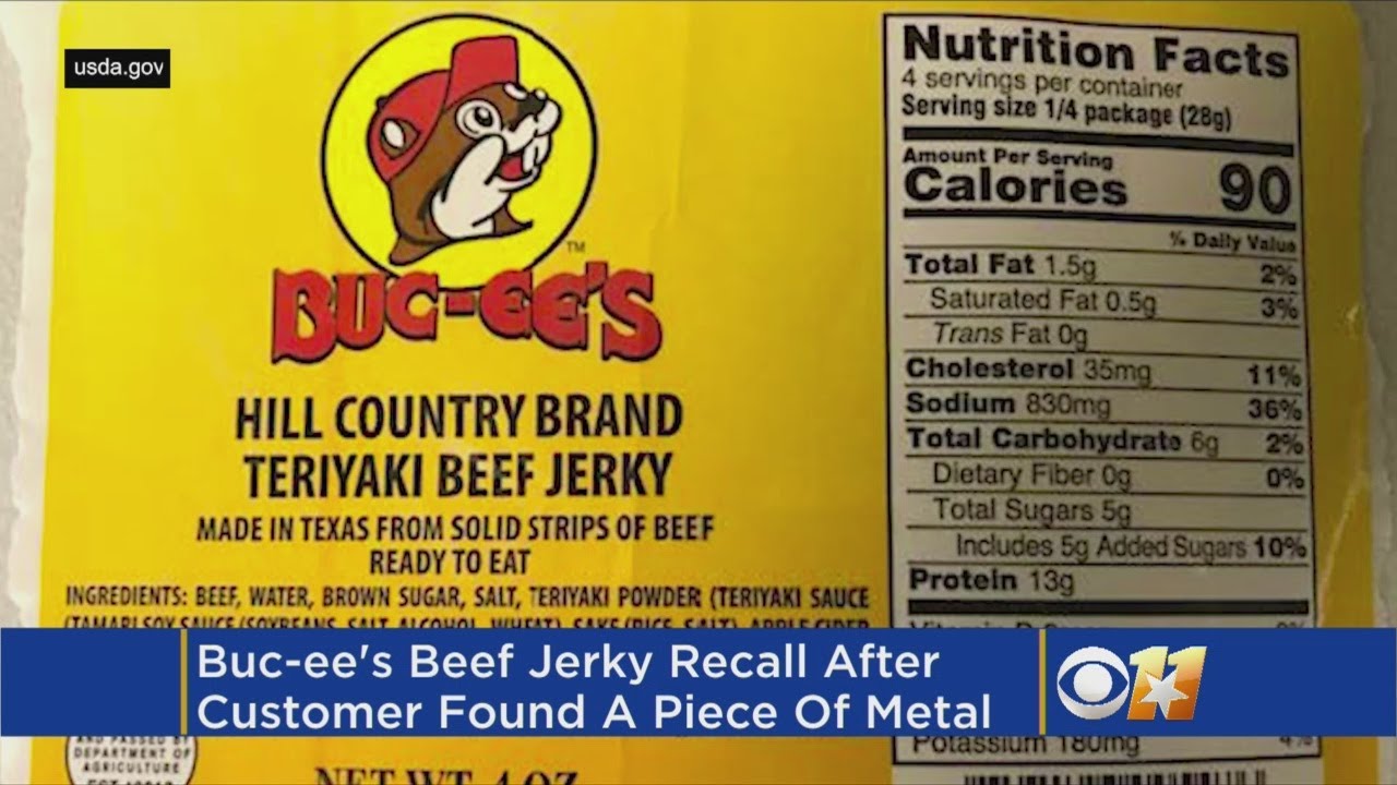 Texas Company Recalls 690 Pounds Of Buc-ee's Beef Jerky
