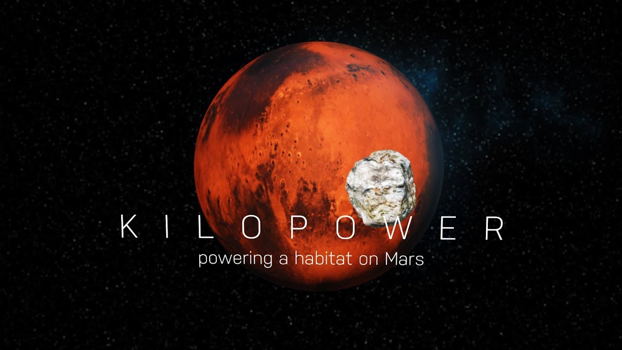 Powering a Habitat on Mars with Kilopower