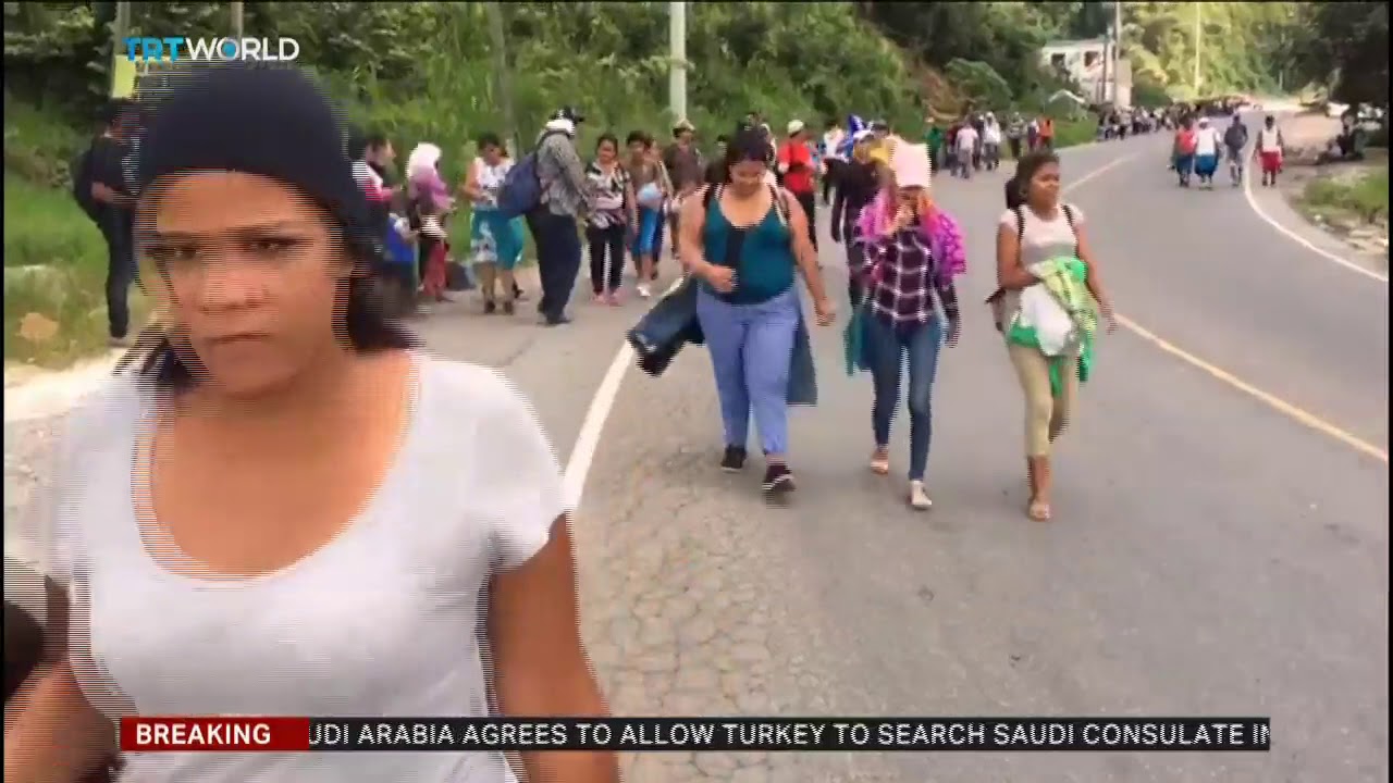Honduras migrant caravan grows as it heads towards US