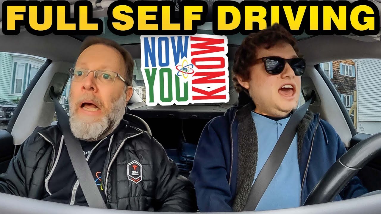 Zac & Jesse Test a Full Self-Driving Tesla | In Depth