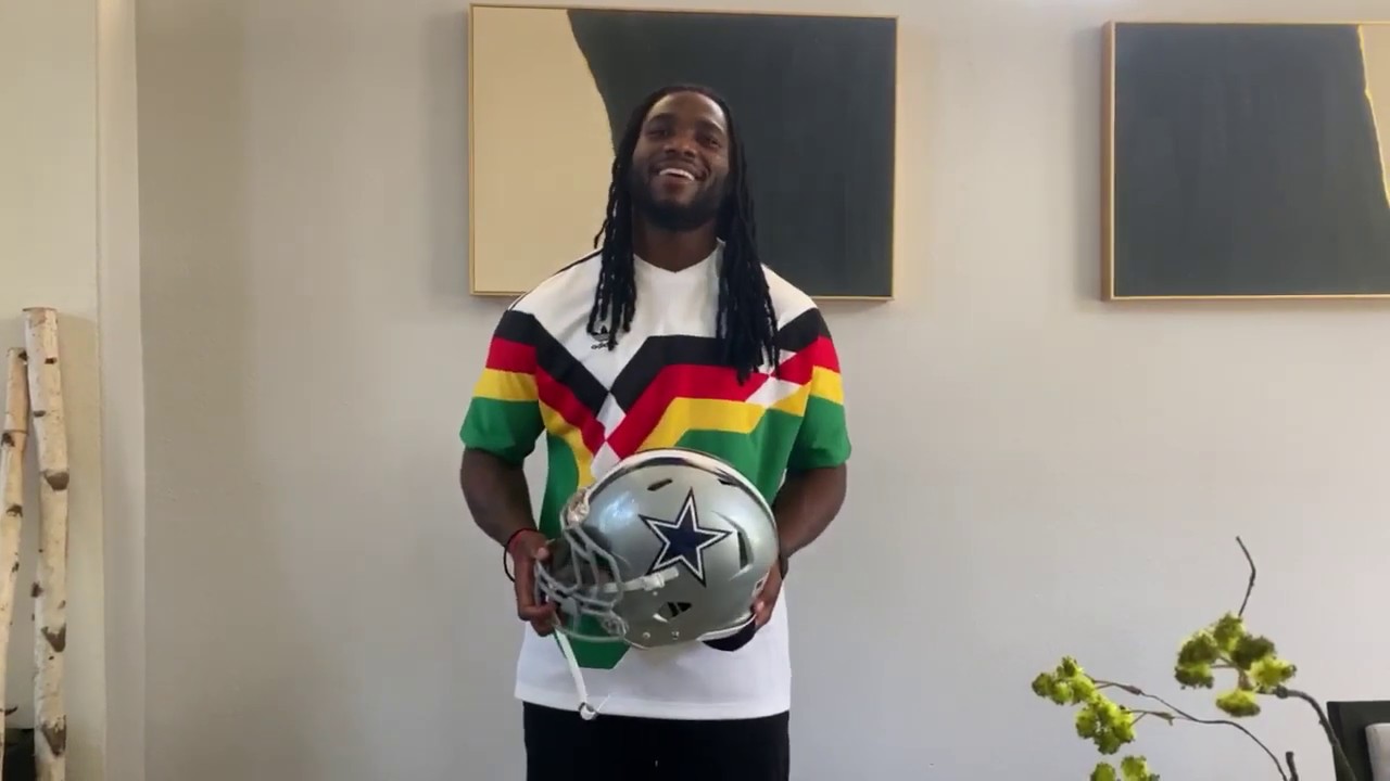 Jaylon Smith PSA: "Wear A Mask On And Off The Field"