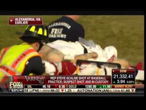 VIDEO of Rep. Scalise rolled off Field After Getting Shot