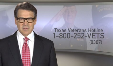 Gov. Perry Launches PSA to Assist Texas Veterans with VA Health Care [VIDEO]