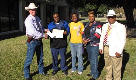 Sheriff’s Association of Texas Honors Adrian L. Holmes, son of Investigator Charles Holmes