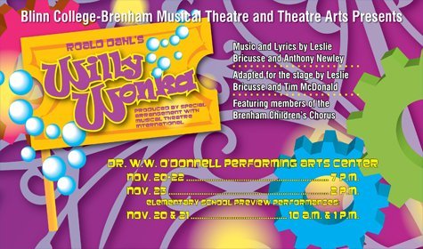 Blinn Theatre Program brings ‘Willy Wonka’ to Brenham audiences