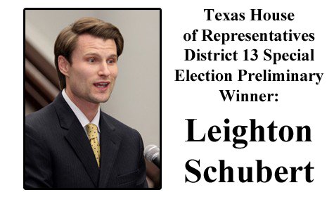 Schubert Wins HD 13 Special Run-Off Election [VIDEO]