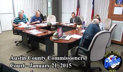 Austin County Commissioners Court – January 21, 2015