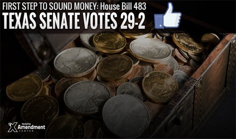 2nd Hurdle Passes:  Texas Senate Passes Bill to Establish Bullion Depository, Help Facilitate Transactions in Gold and Silver