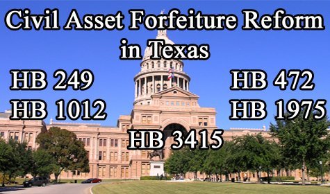 Bi-Partisan Civil Forfeiture Reform Advances in Texas Legislature [VIDEO]