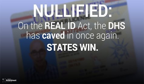 On REAL ID, DHS Caves Once Again