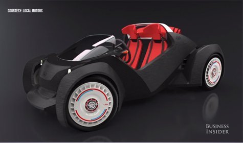 This Drivable Car Was 3D Printed In 44 hours [VIDEO]