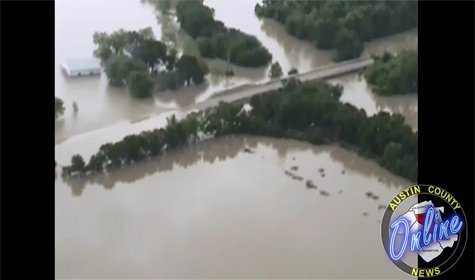 Sheriff Brandes Shares Aerial Footage of Last Week’s Flooding in Austin County [VIDEO]