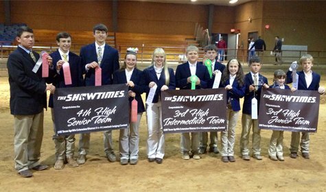 Austin County 4H Members Competed At Dhe District 11 Livestock Judging Contest