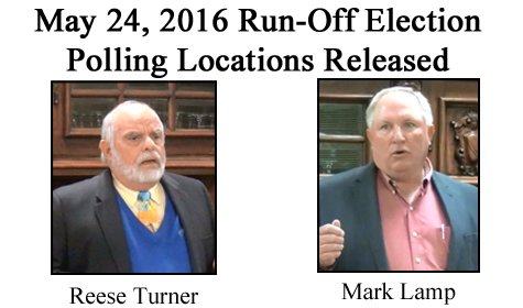 County Tax Office Releases Polling Locations For May 24, 2016 Primary Run-Off