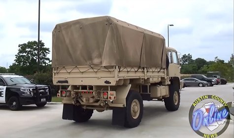 Sealy Police Department Acquires Military Vehicle For High Water Rescue [VIDEO]