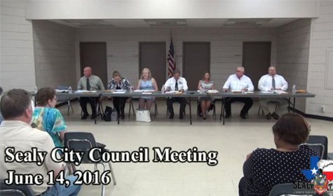 Sealy City Council – June 14, 2016