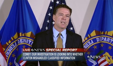 FBI Recommends “No Charges” Against Hillary Clinton [VIDEO]