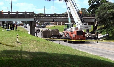 Accident At Hwy 90 Bridge Claims One Life [VIDEO]