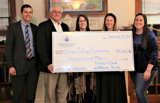 Nathan and Darla Winkelmann Establish New Endowed Scholarship at Blinn College